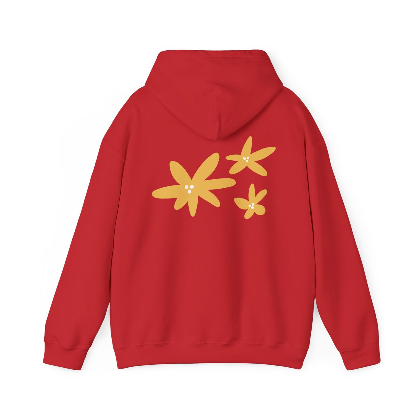 Copy of Unisex Heavy Blend™ Floral Hoodie – Cozy Spring Sweatshirt with Yellow Spring Flowers