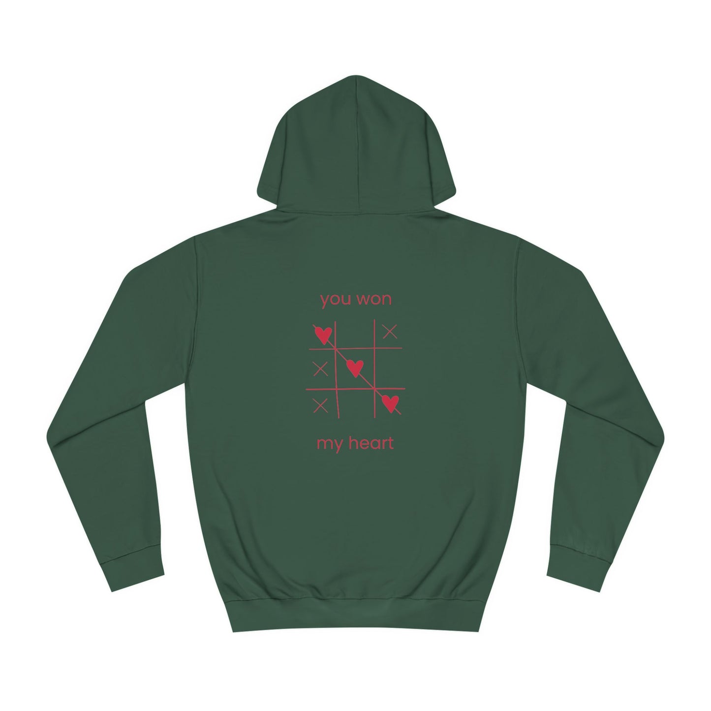 Copy of You Won My Heart Unisex College Hoodie - Stylish & Cozy Gift for Students