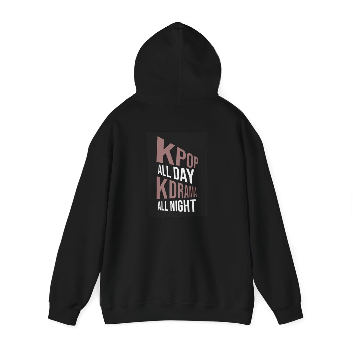 K-Pop All Day Unisex Hooded Sweatshirt - Perfect for Music Lovers