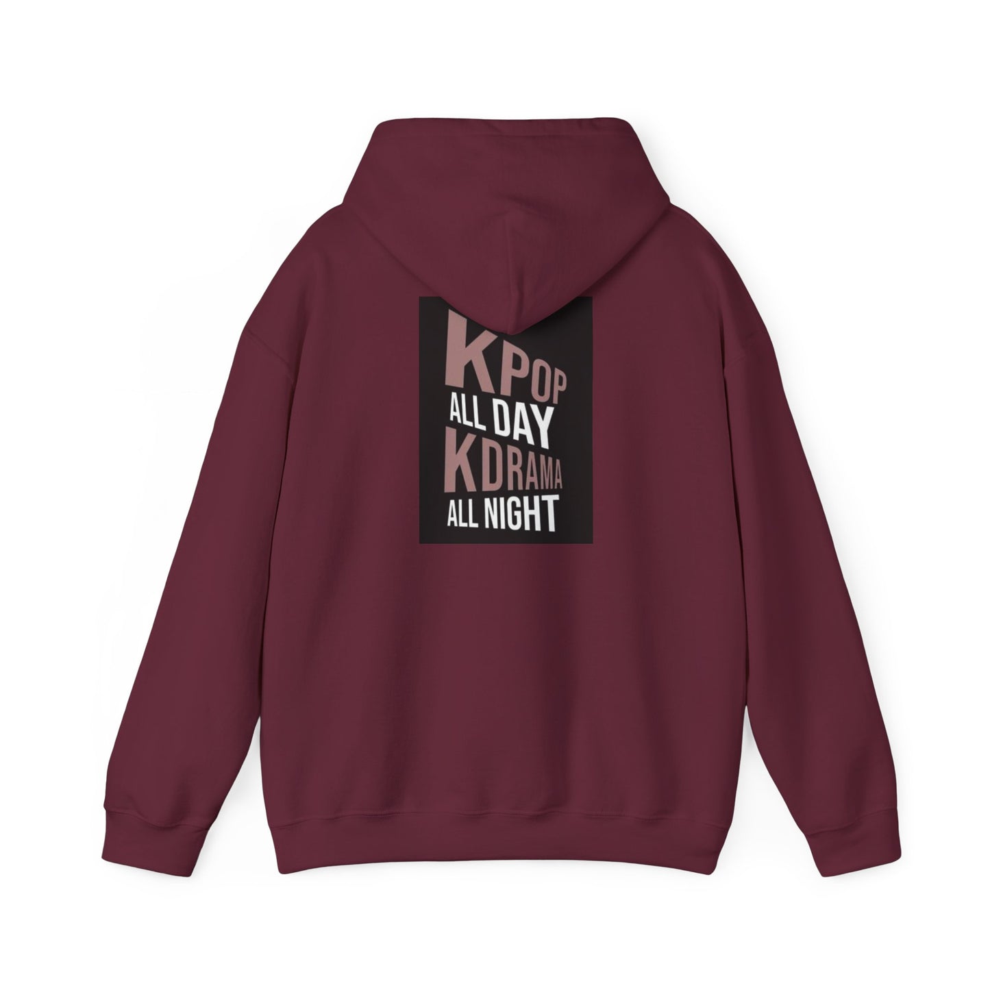 K-Pop All Day Unisex Hooded Sweatshirt - Perfect for Music Lovers