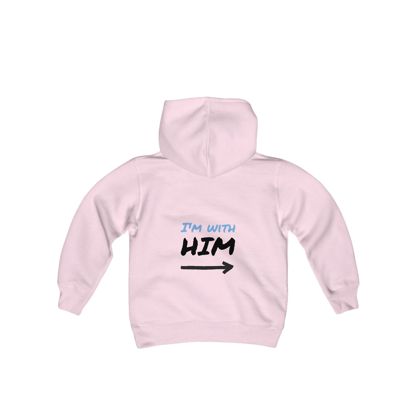 Youth Hoodie - "I'm With Him"