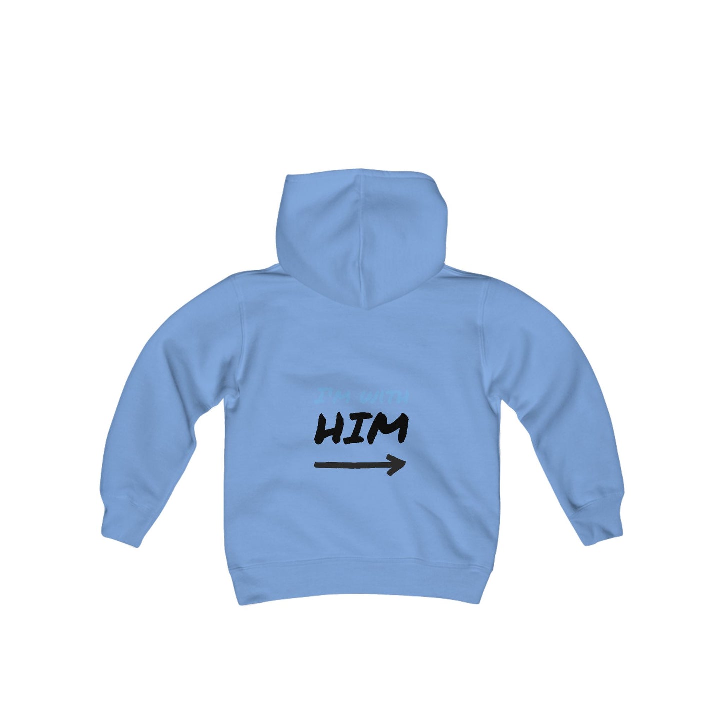 Youth Hoodie - "I'm With Him"