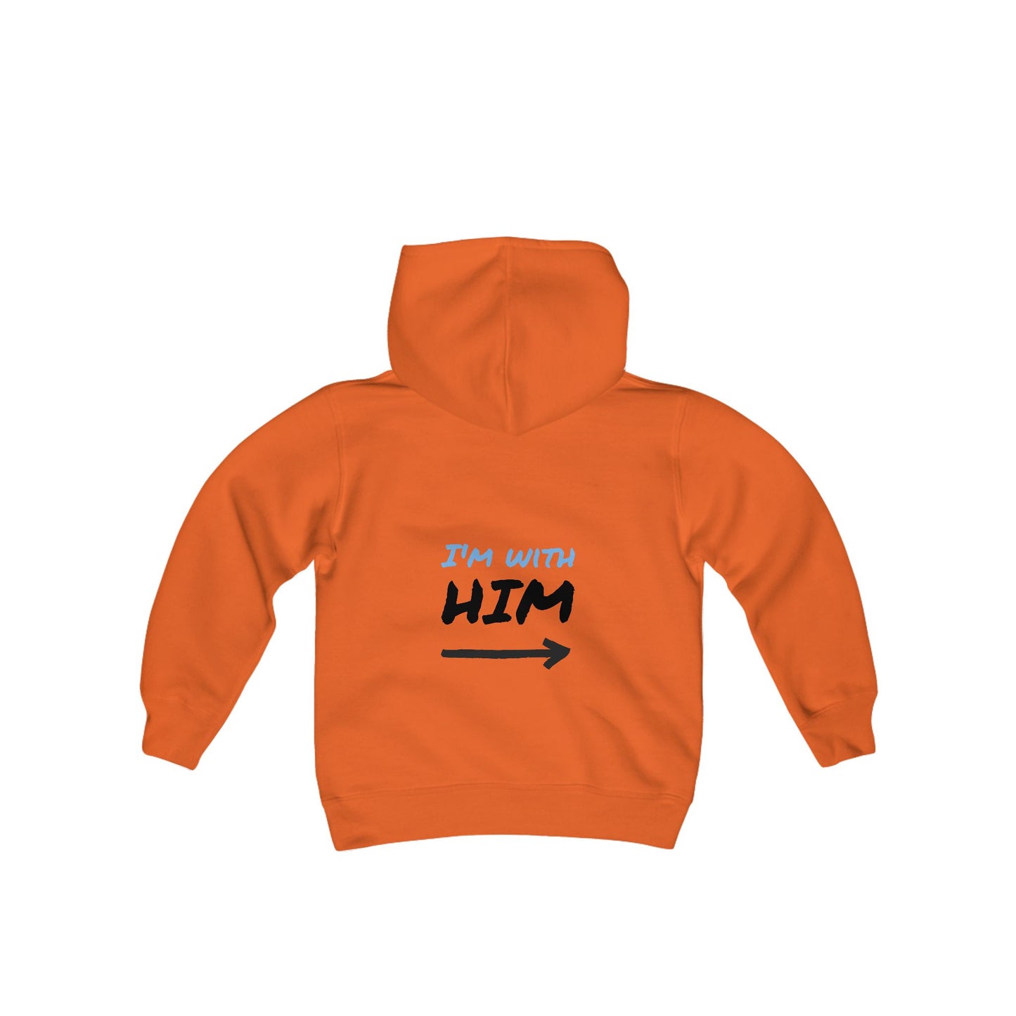 Youth Hoodie - "I'm With Him"