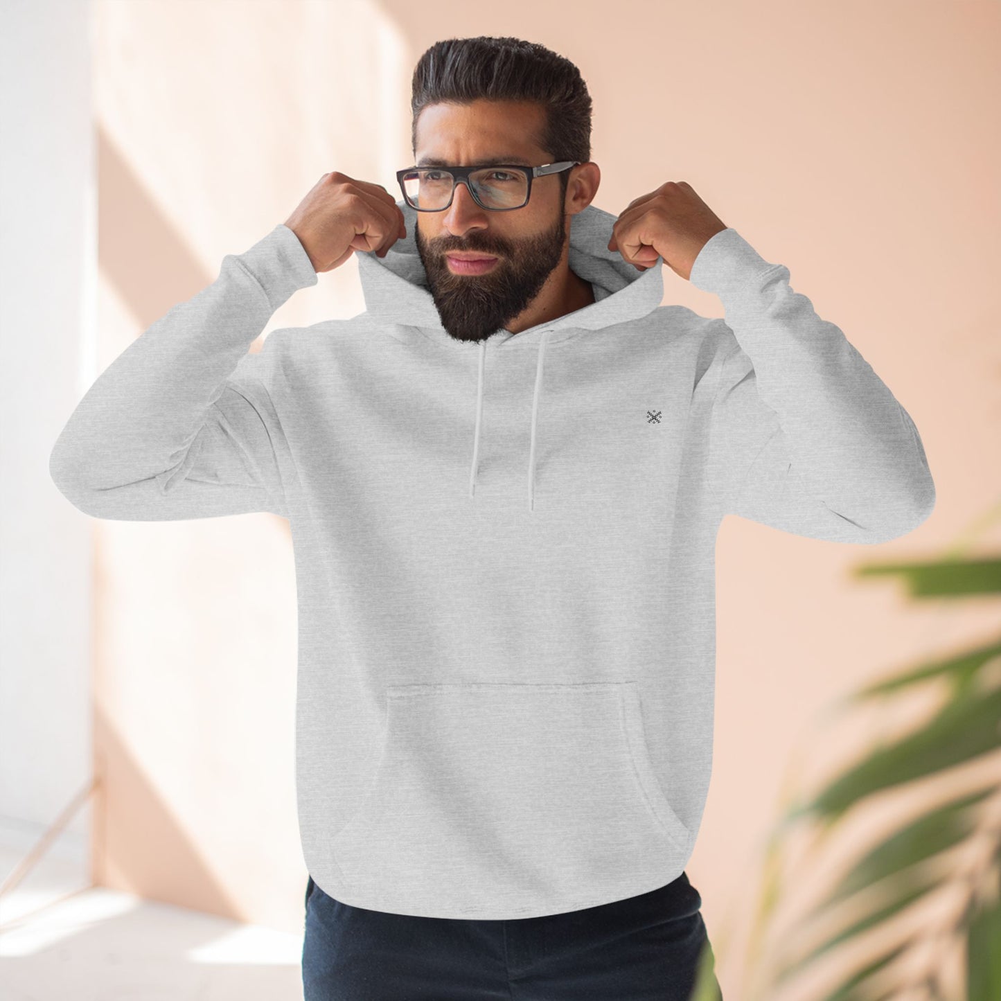 Cozy Three-Panel Fleece Hoodie for Everyday Comfort