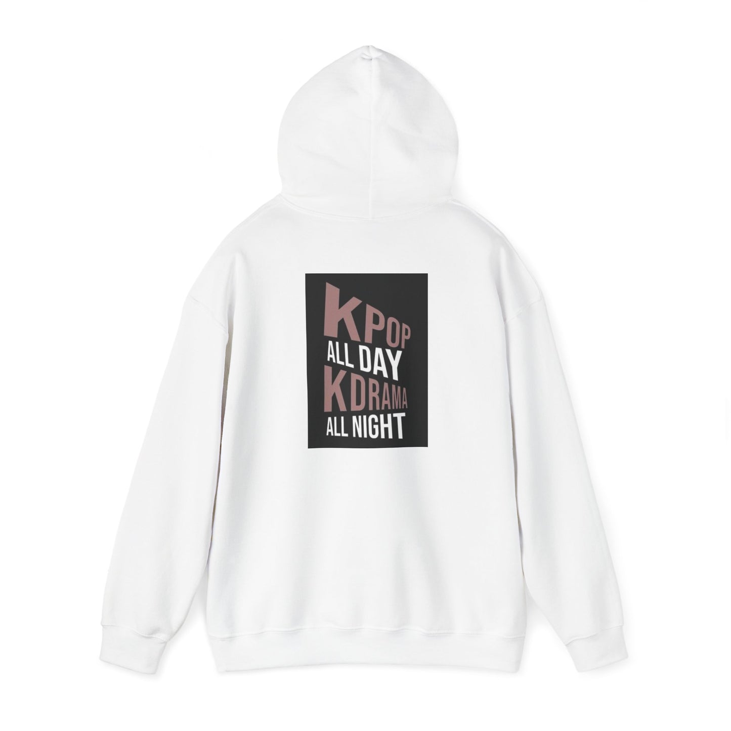 K-Pop All Day Unisex Hooded Sweatshirt - Perfect for Music Lovers