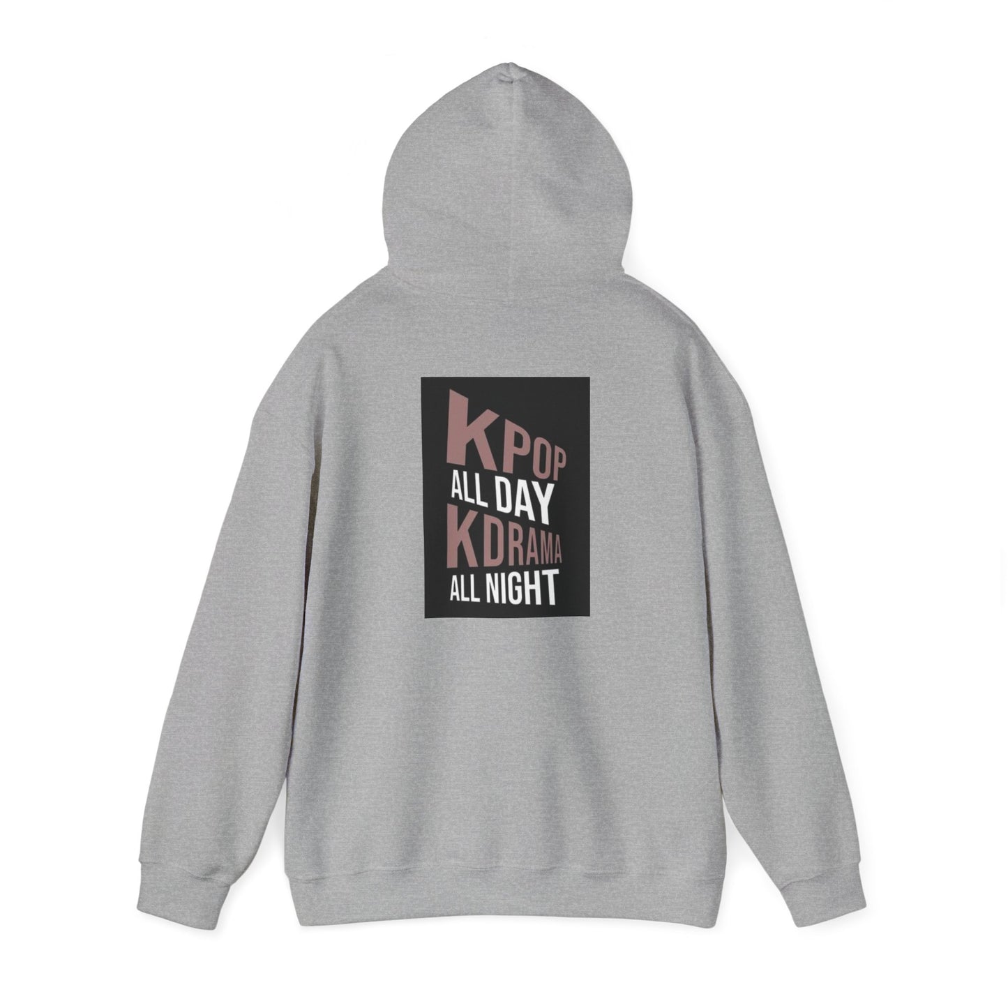 K-Pop All Day Unisex Hooded Sweatshirt - Perfect for Music Lovers