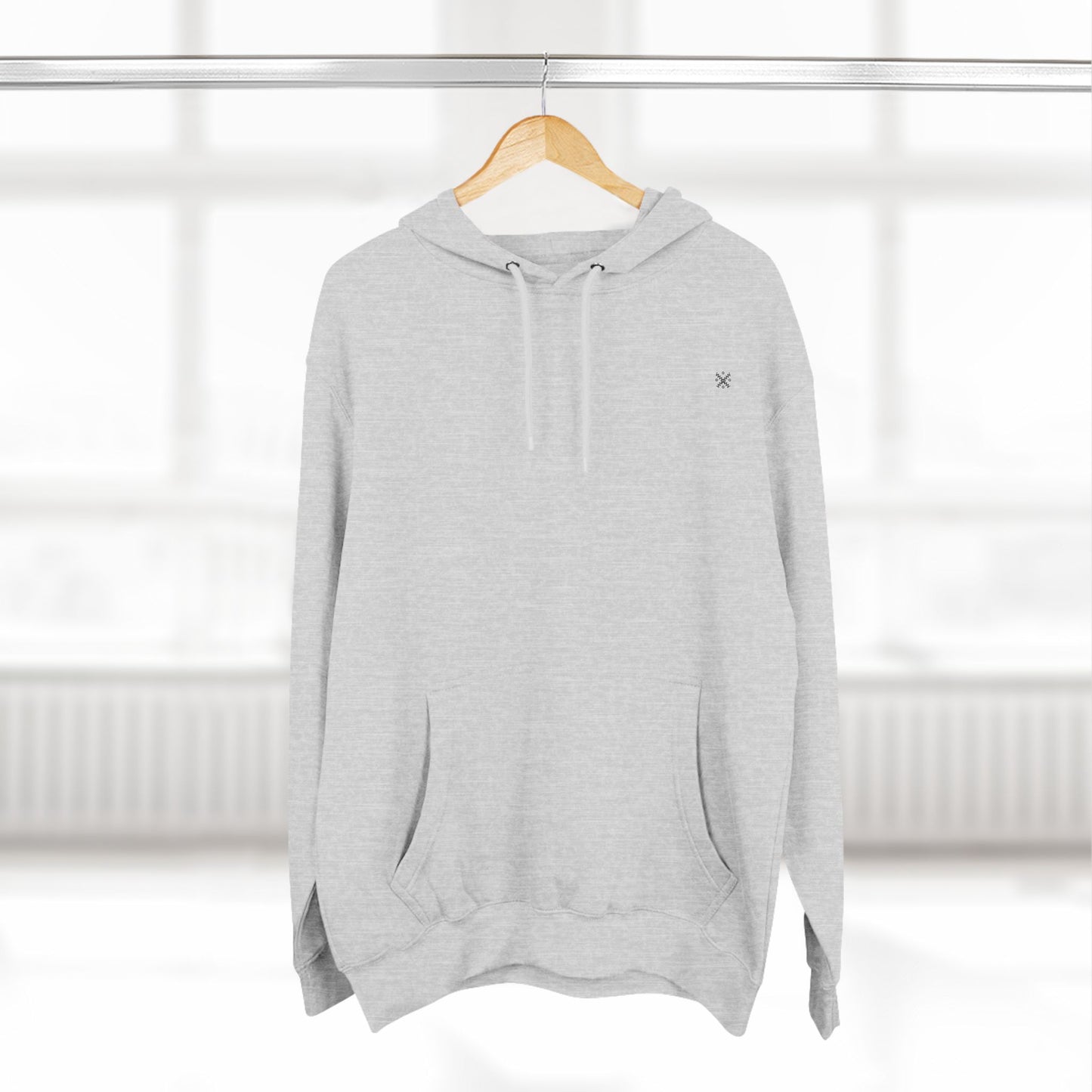 Cozy Three-Panel Fleece Hoodie for Everyday Comfort