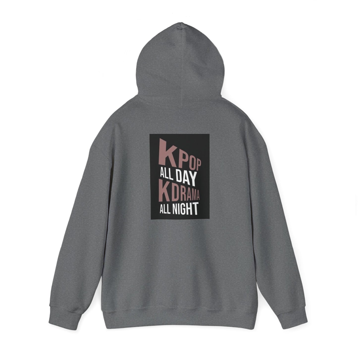 K-Pop All Day Unisex Hooded Sweatshirt - Perfect for Music Lovers