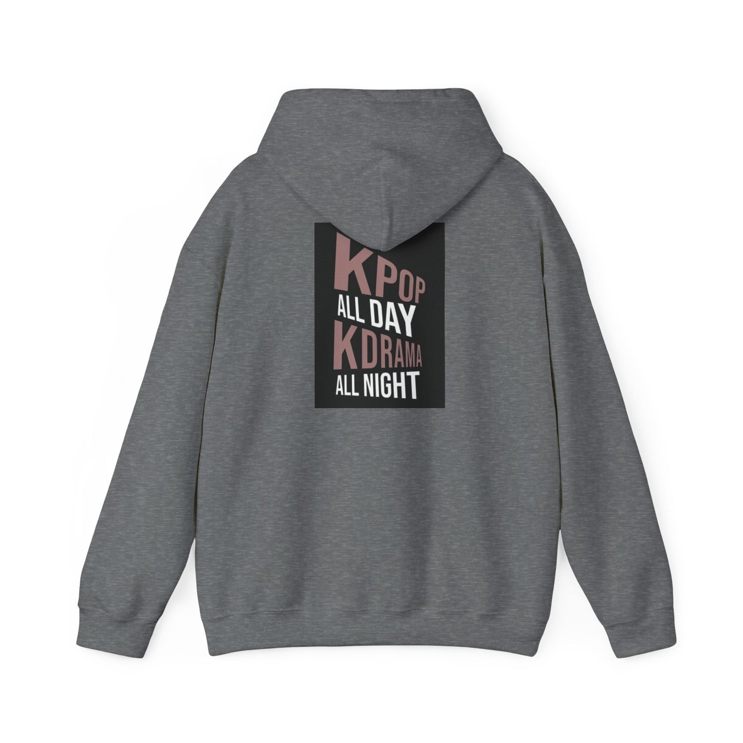 K-Pop All Day Unisex Hooded Sweatshirt - Perfect for Music Lovers