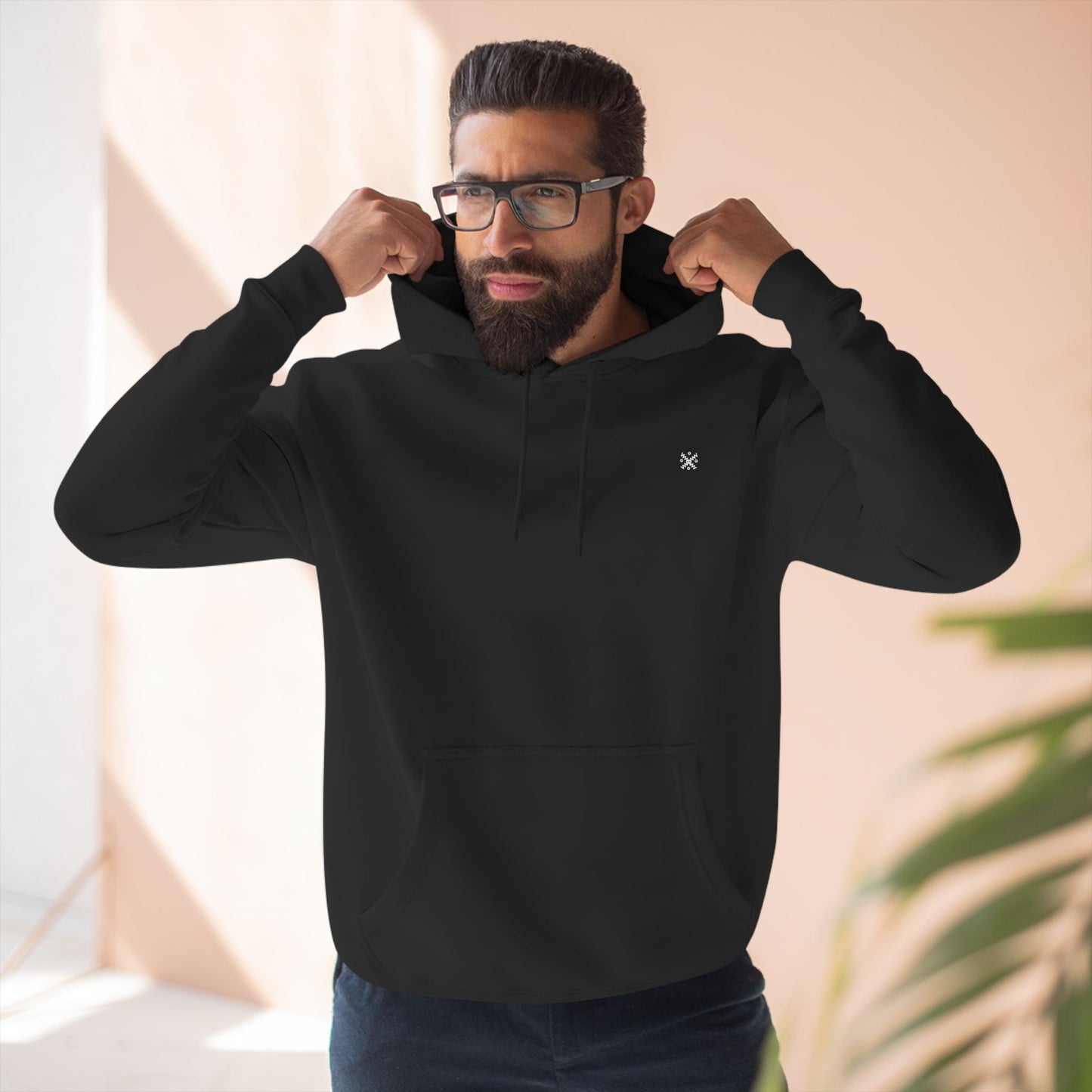 Cozy Three-Panel Fleece Hoodie for Everyday Comfort