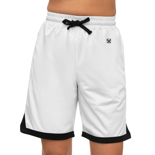 Men's Basketball Rib Shorts - Sporty Athletic Wear for Training and Games