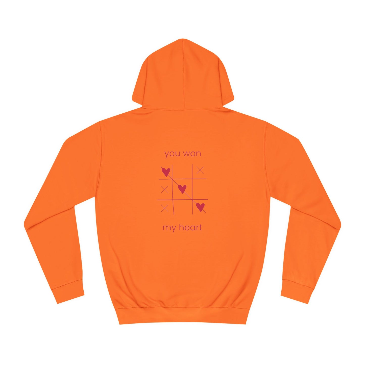 Copy of You Won My Heart Unisex College Hoodie - Stylish & Cozy Gift for Students