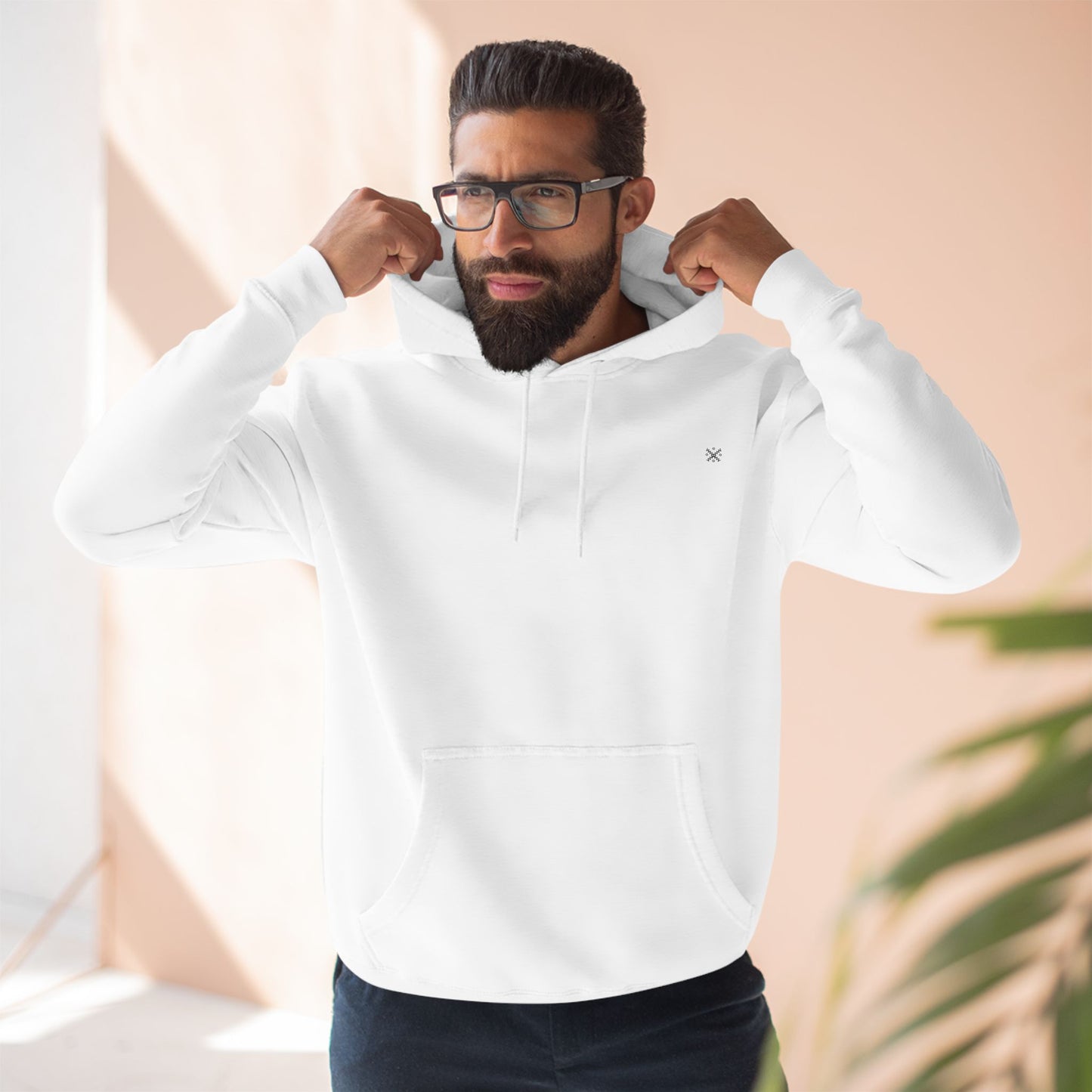 Cozy Three-Panel Fleece Hoodie for Everyday Comfort