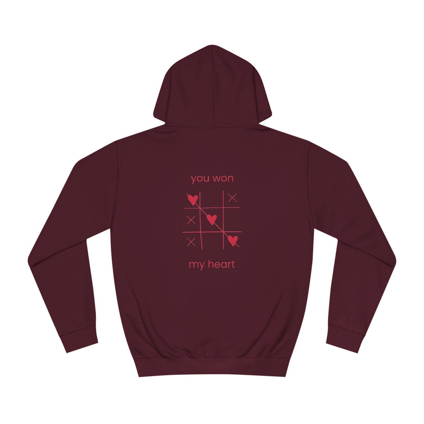 Copy of You Won My Heart Unisex College Hoodie - Stylish & Cozy Gift for Students