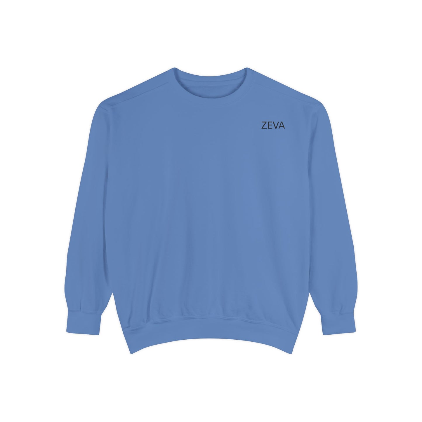 Garment-Dyed Sweatshirt Retro Car Design - Casual Outings & Gifting