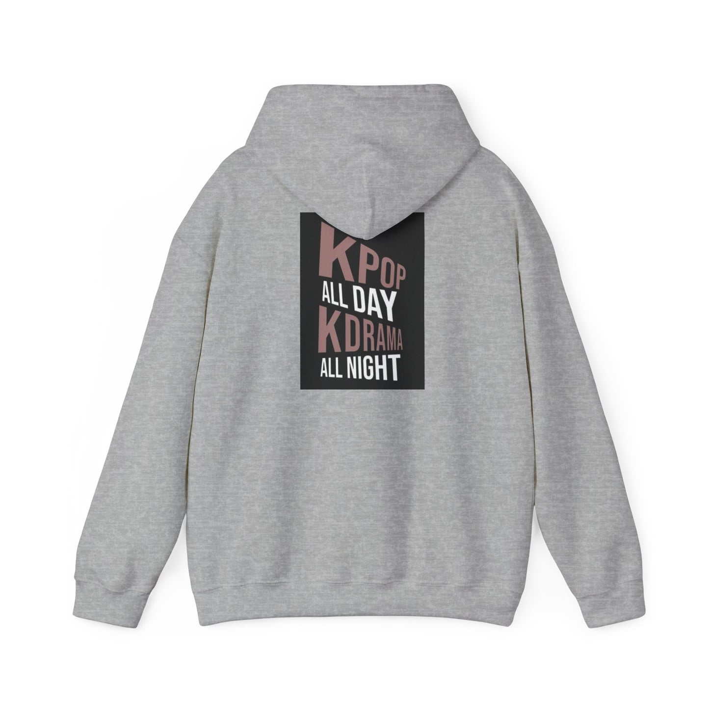 K-Pop All Day Unisex Hooded Sweatshirt - Perfect for Music Lovers