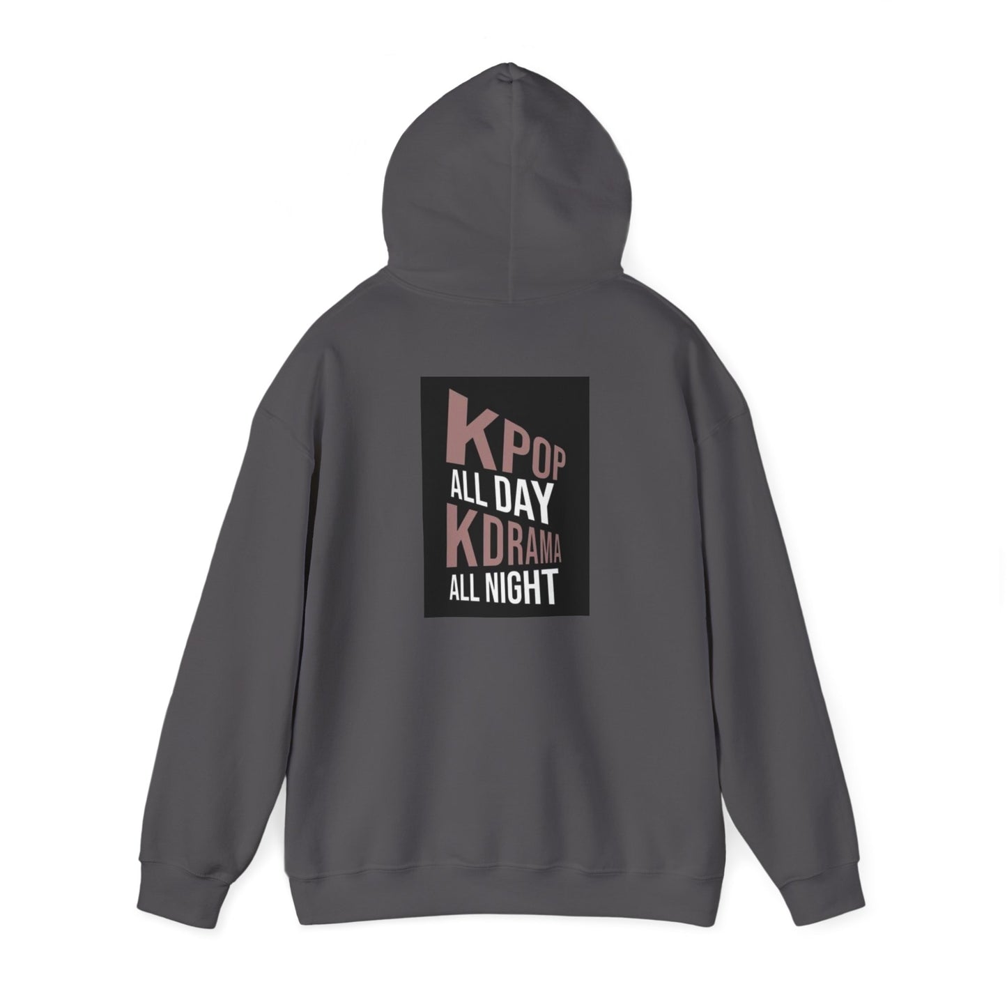 K-Pop All Day Unisex Hooded Sweatshirt - Perfect for Music Lovers