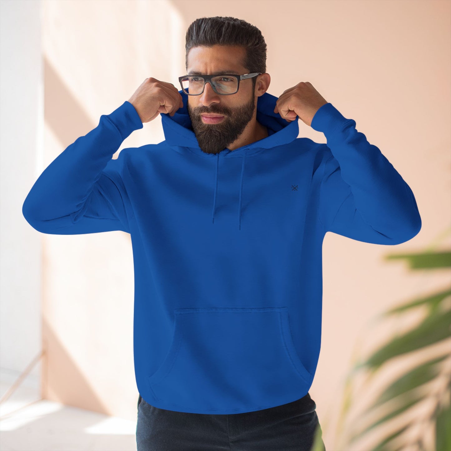 Cozy Three-Panel Fleece Hoodie for Everyday Comfort