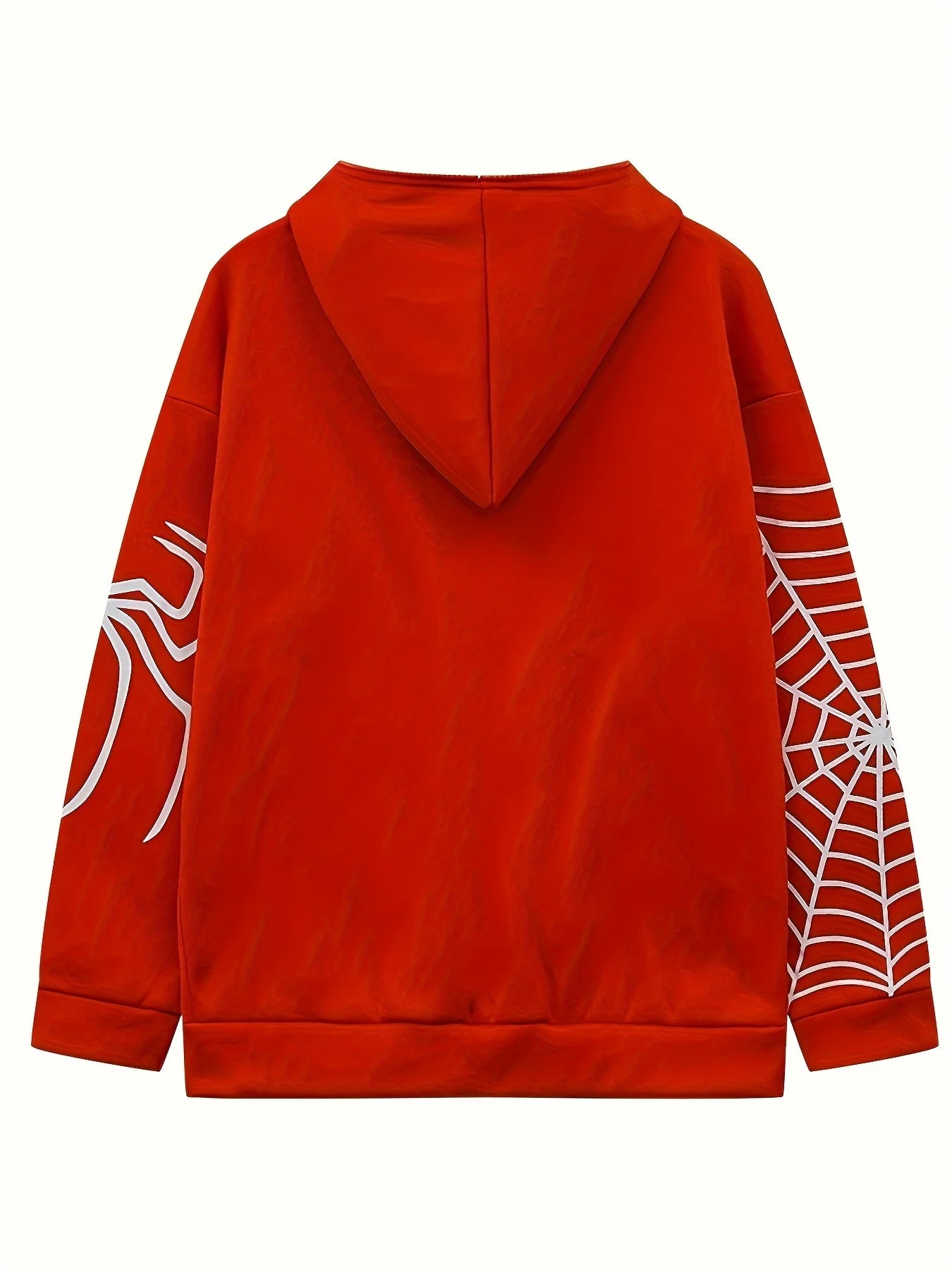 2024 Cross Border Spider Web Zipper Sweater Women's Casual Trendy Hoodie Spring and Autumn Fleece American Coat