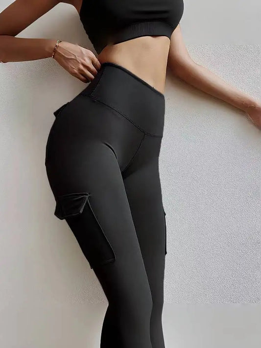 2024 High Waist Yoga Pants Pockets Women Legging Running Sportswear Yoga wear For Women Fitness Legging Pants